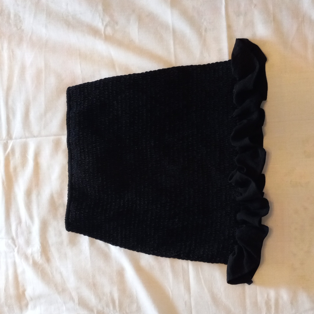 Black mini skirt small